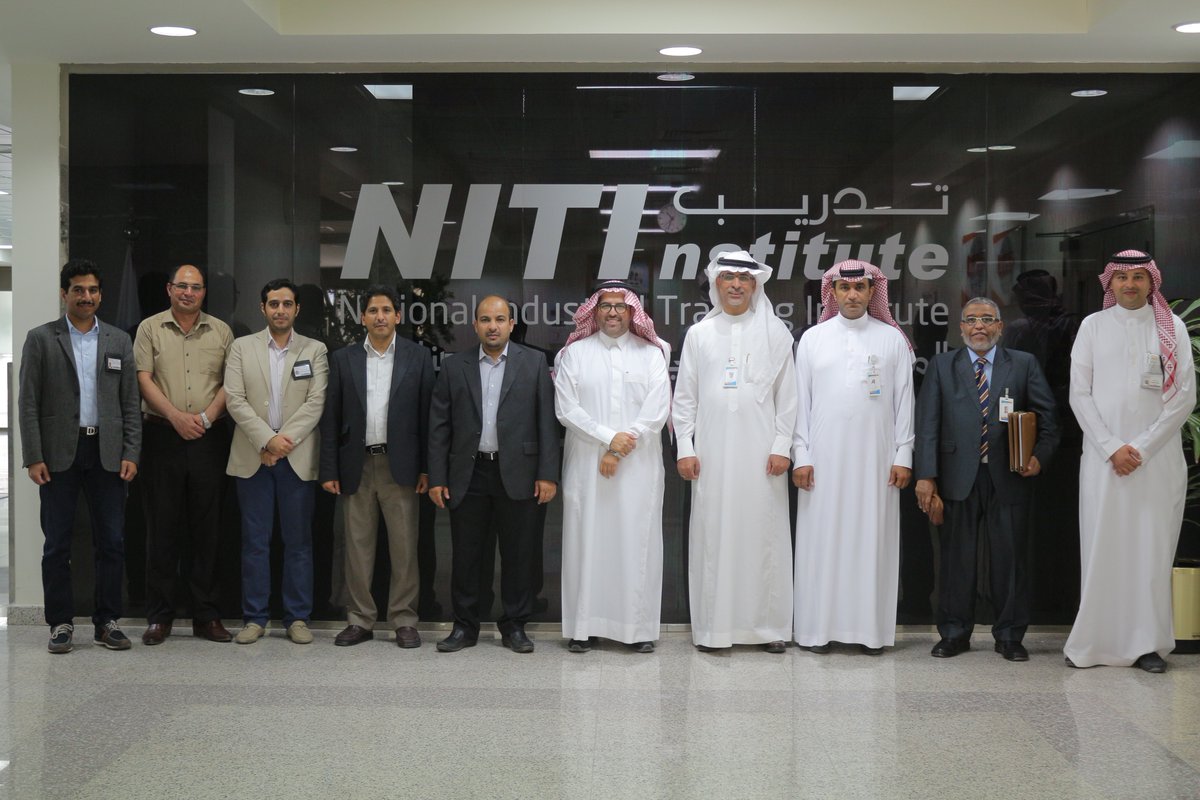 NITI Managing director received a delegation from KFU, College of Applied Studies and Community Service leaded by Dr. Muhanna Al-dlami to review NITI's facilities and programs.